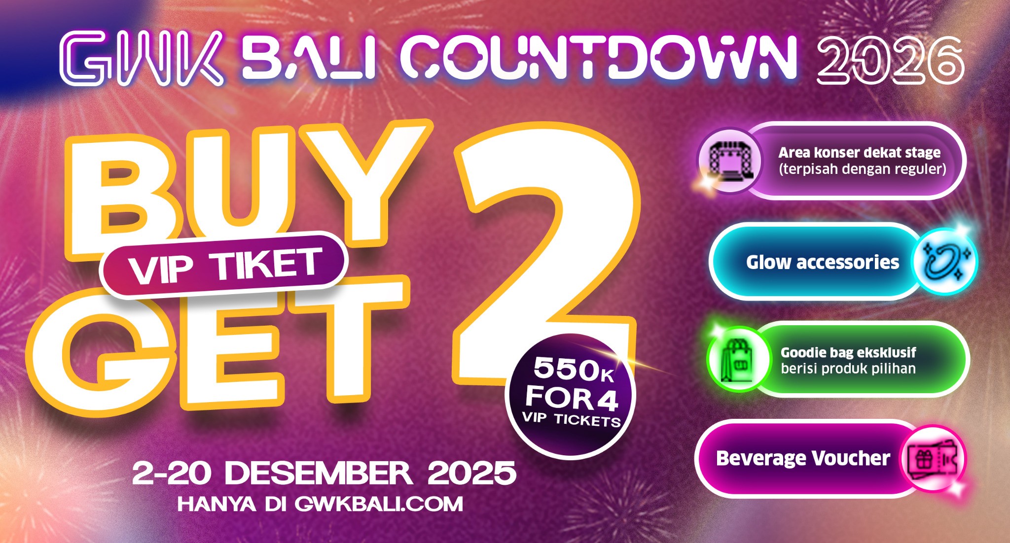 GWK Bali Countdown 2026